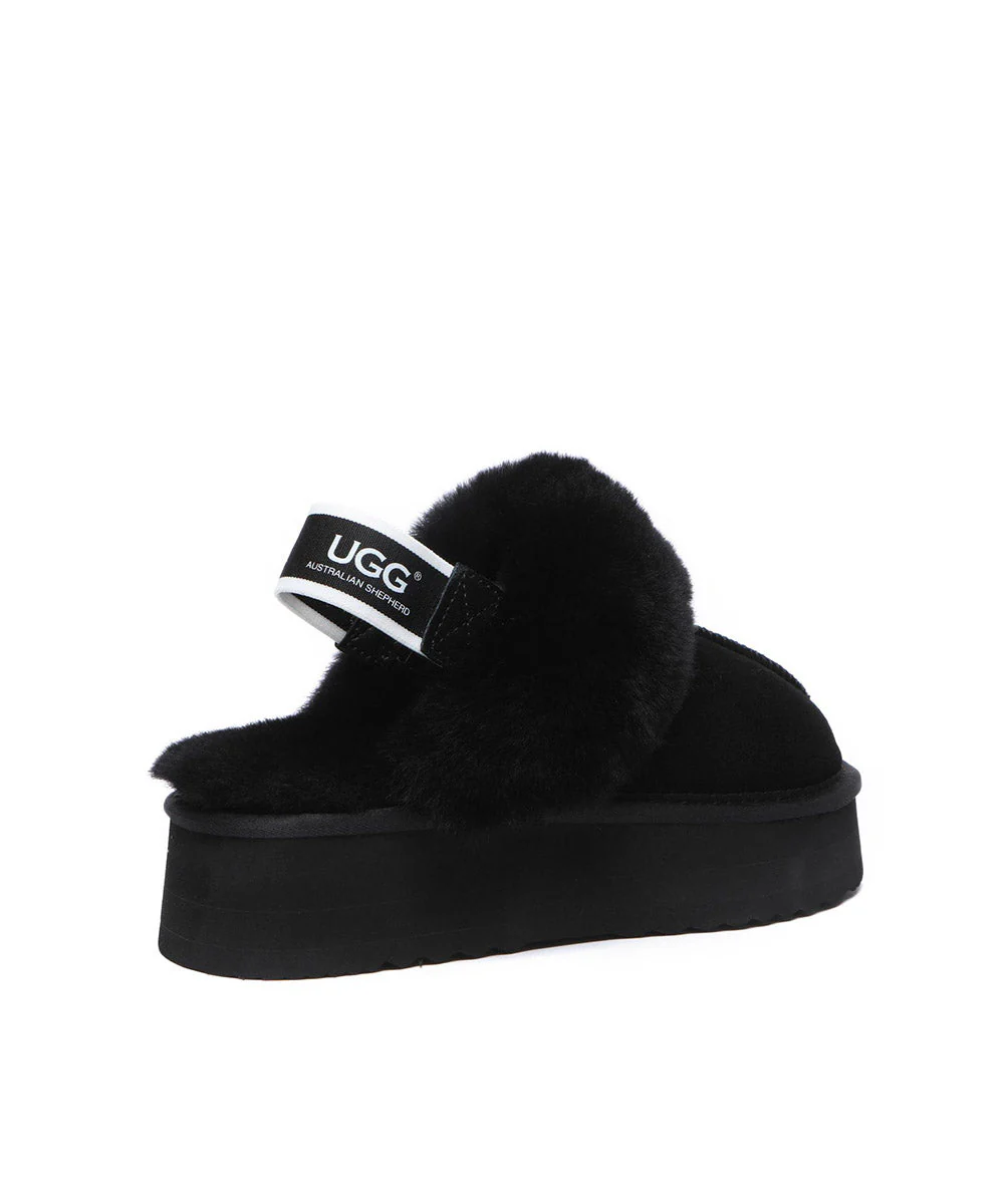 Women's   Platform Scuff Slipper