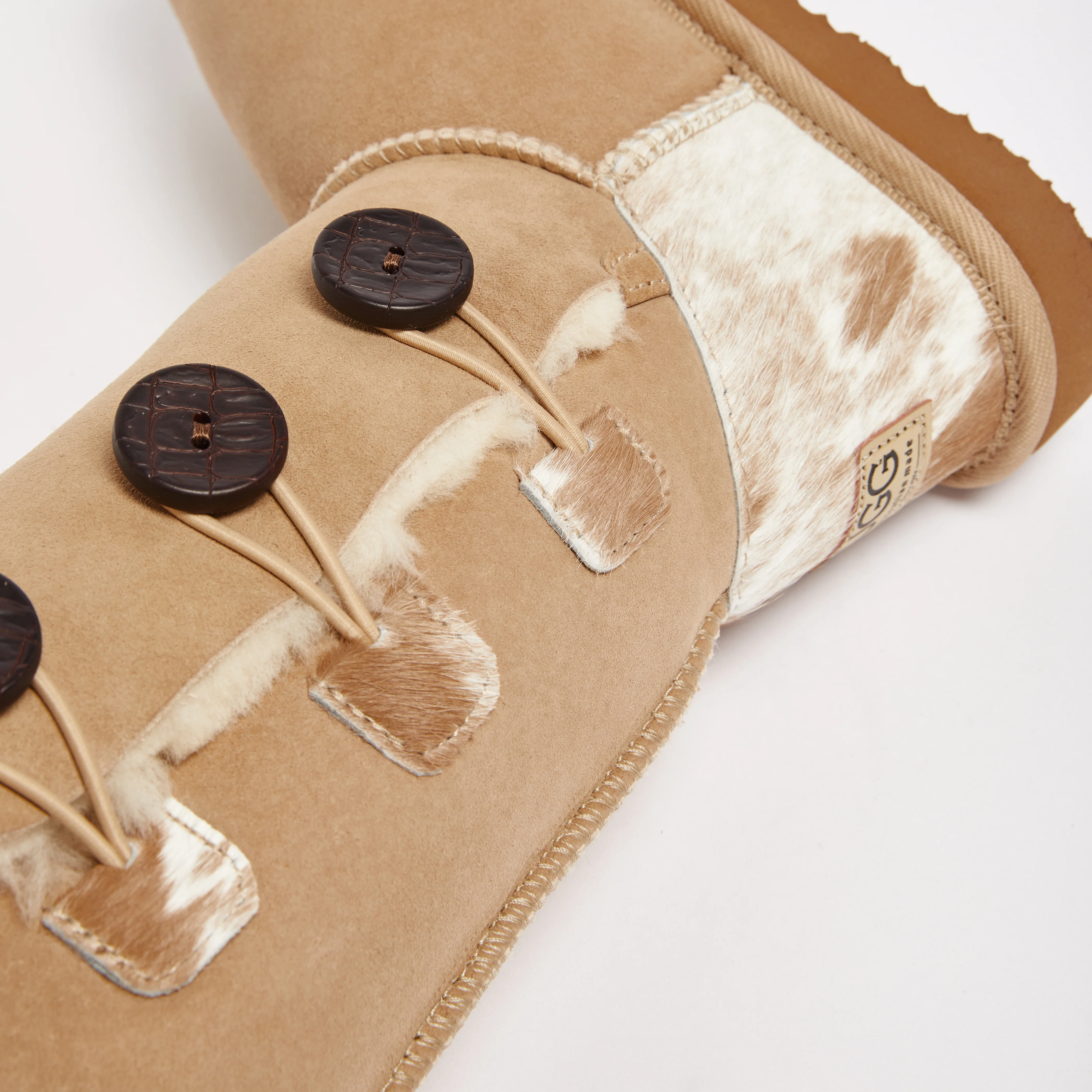 Women's Burleigh Button Triplet Calf