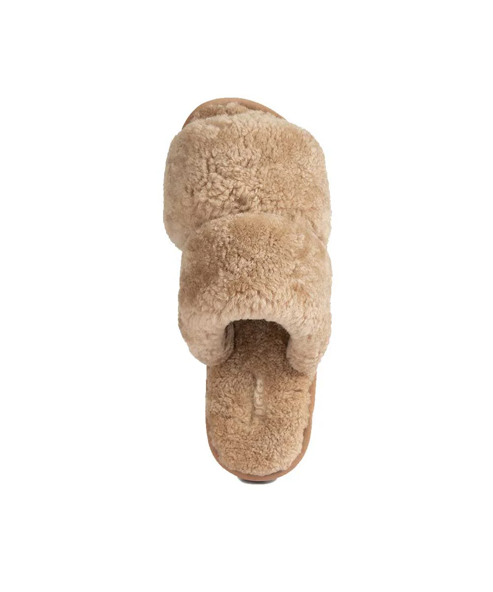 Women's   Donna Fluffy Slide