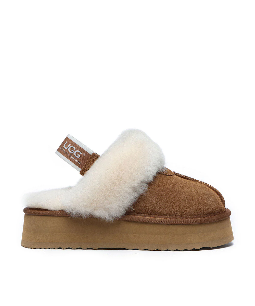 Women's Platform Scuff Slipper