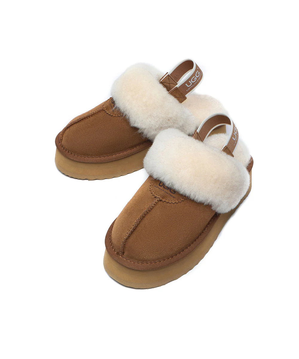 Women's   Platform Scuff Slipper