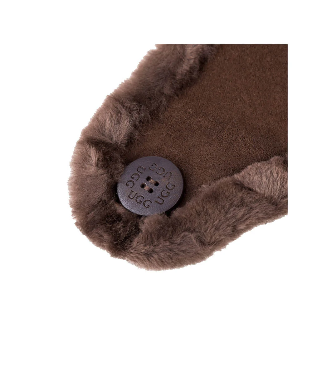 Button Aviator Hat