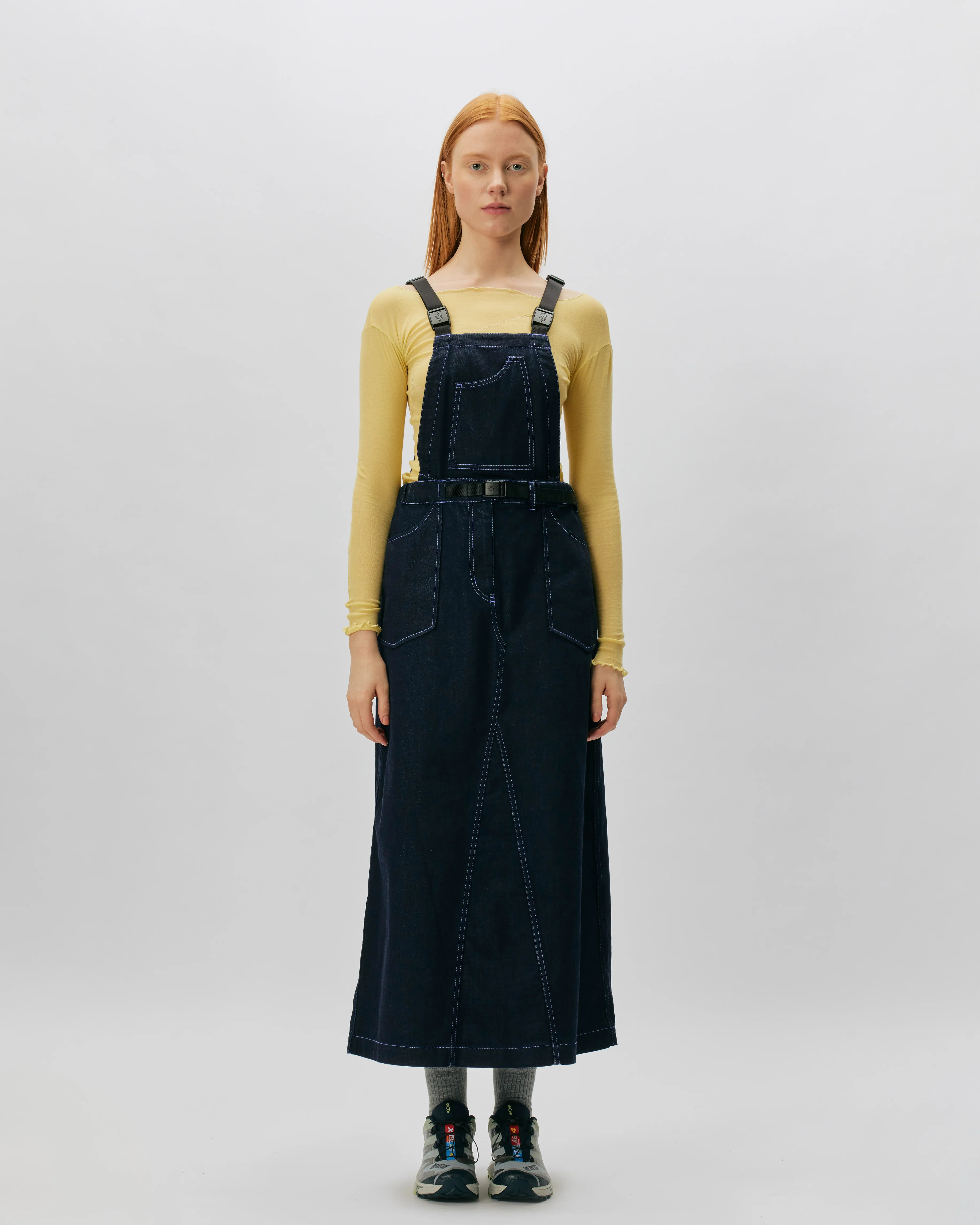 Denim Overalls Dress