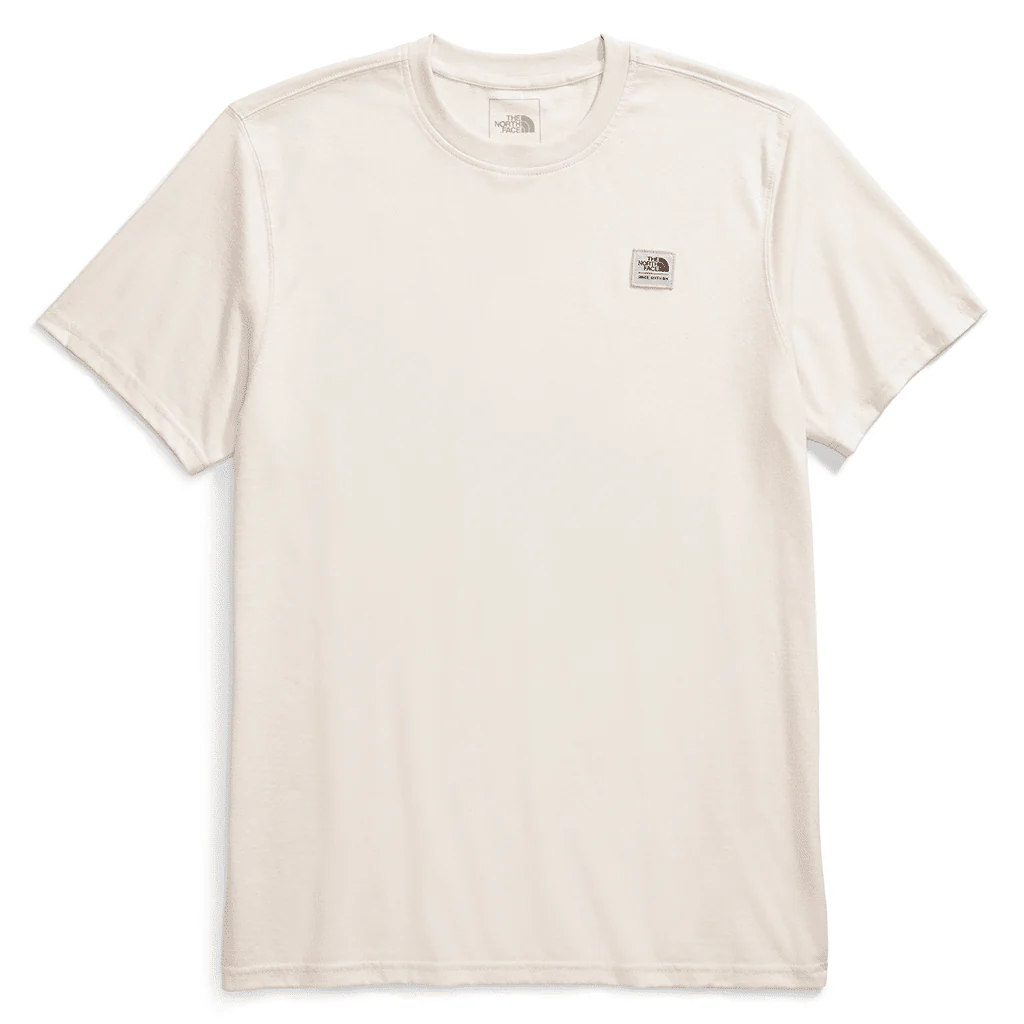 Heritage patch t-shirt - Heather white dune