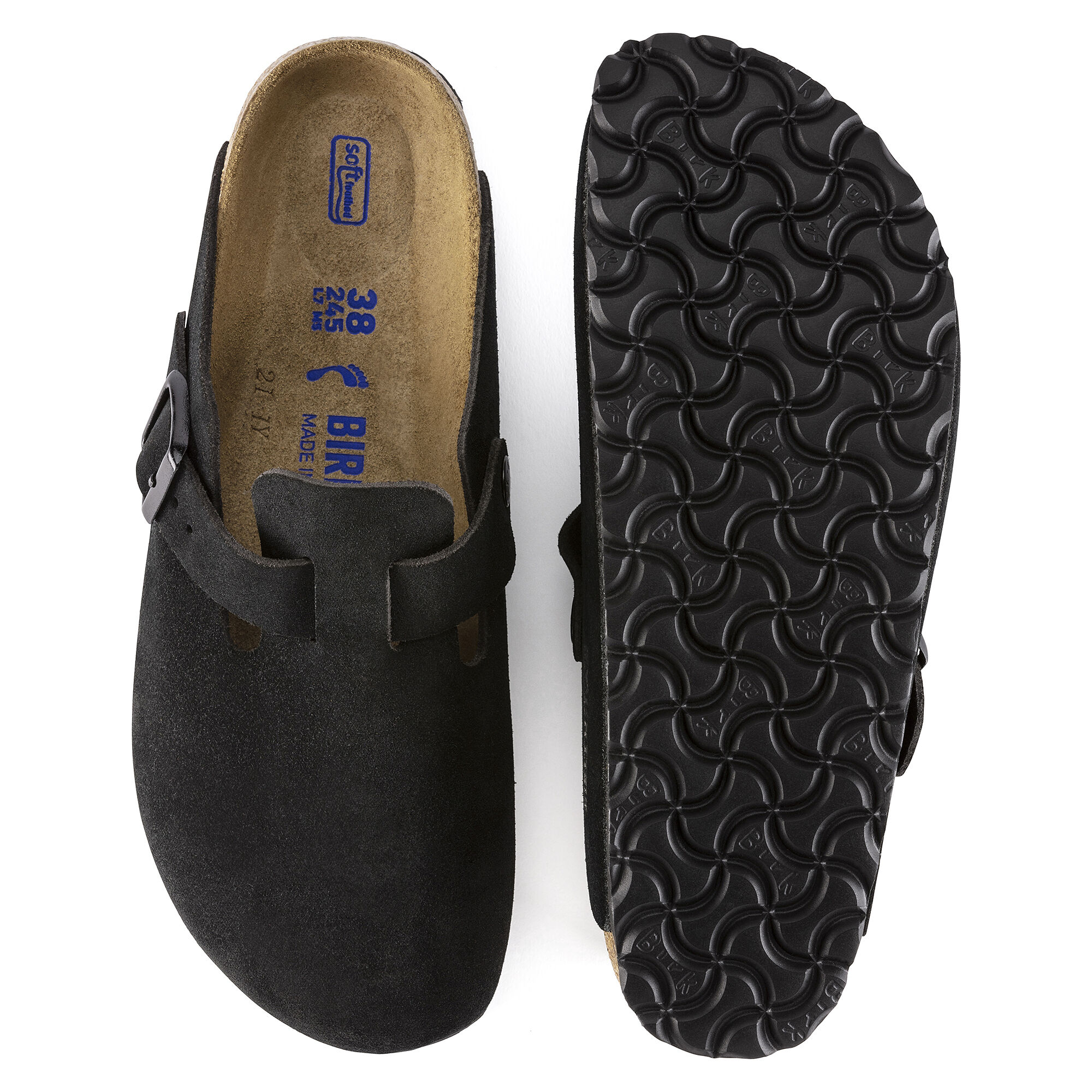 Boston Soft Footbed Suede Leather
