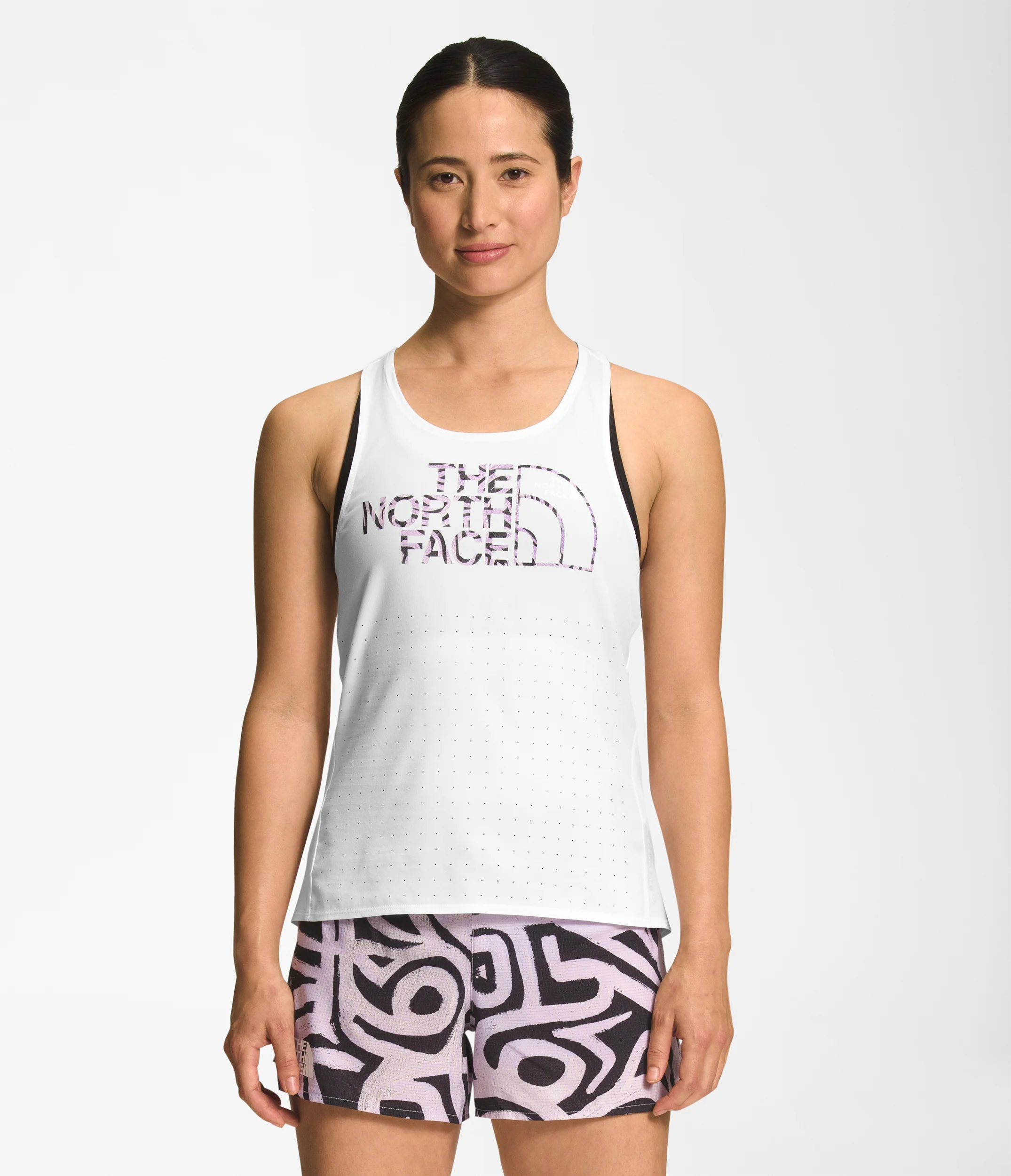 Flight Weightless Tank (Women's) TNF White/Lavender Fog Print
