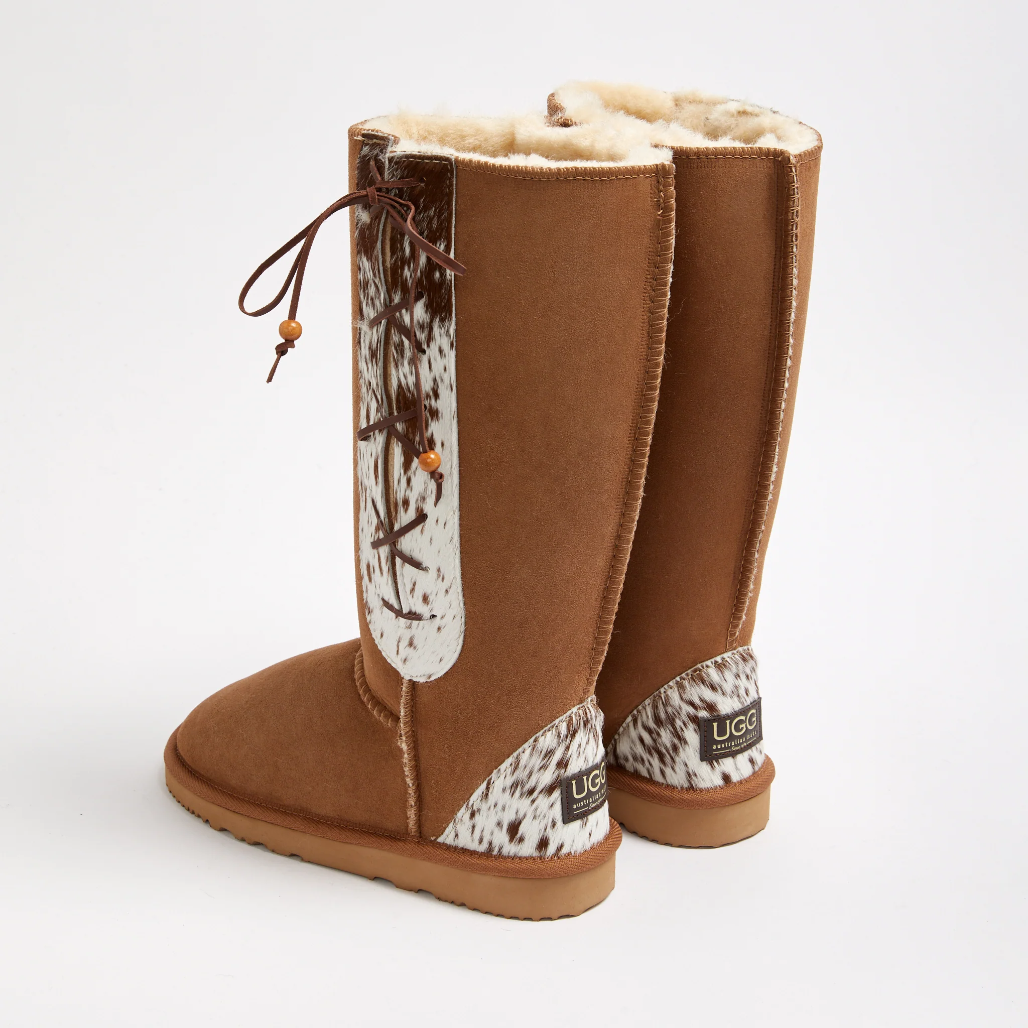 Women's Lace Up Calf Tall