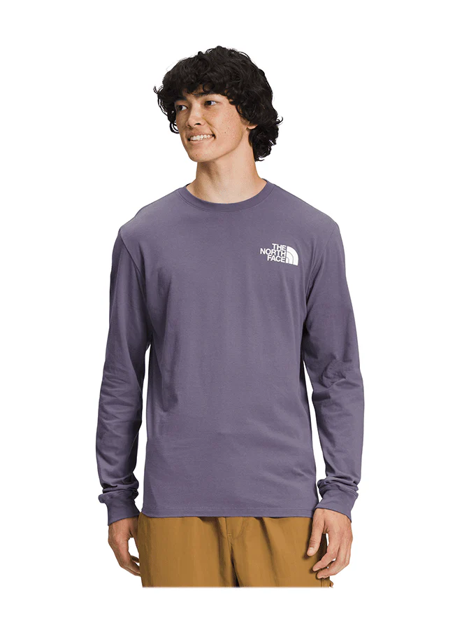 Long sleeve Box NSE - Lunar slate / Summit navy flower print