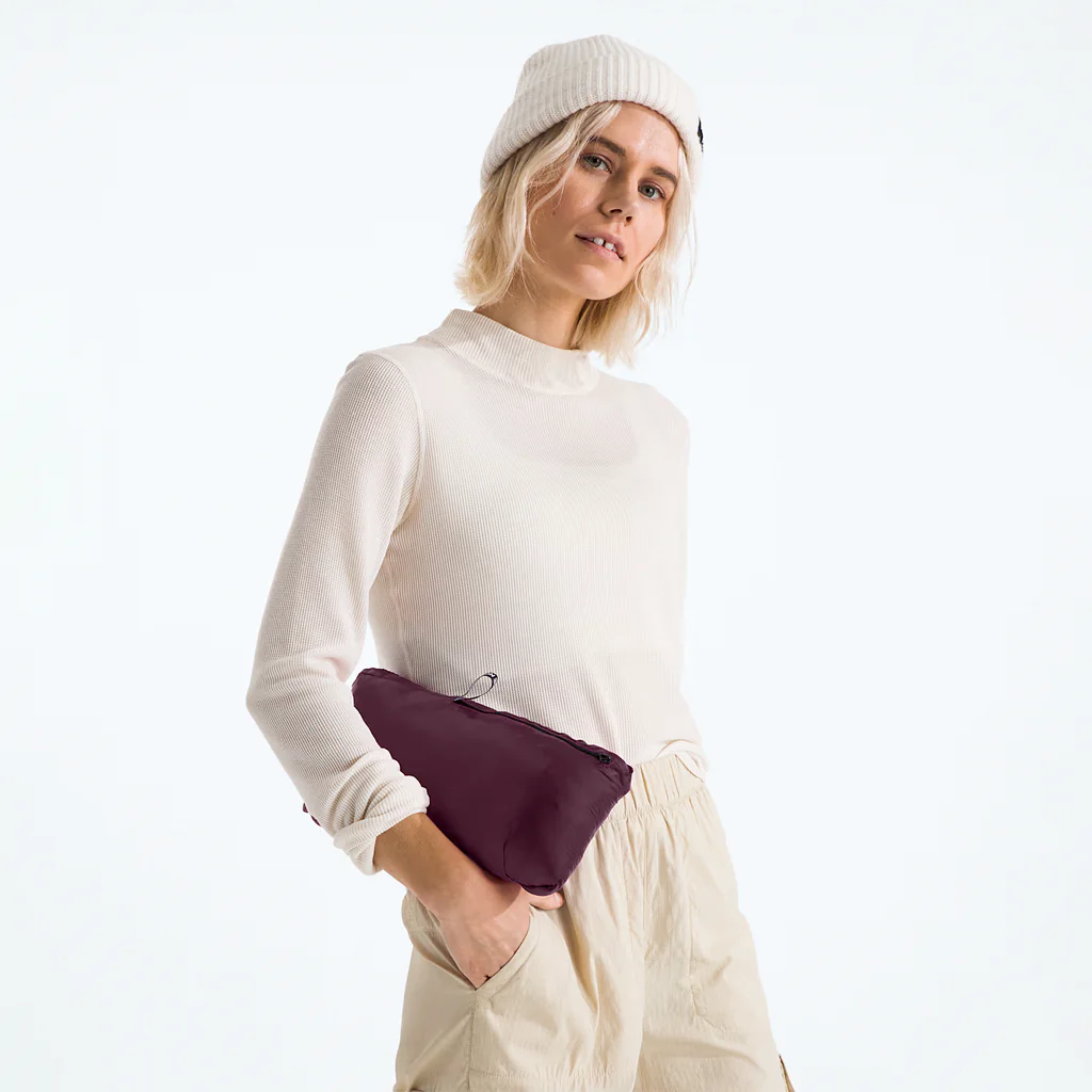 Terra peak women's hooded jacket - Midnight mauve