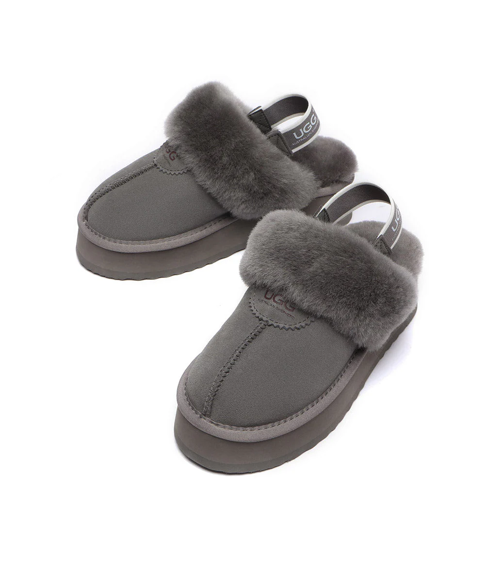 Women's   Platform Scuff Slipper