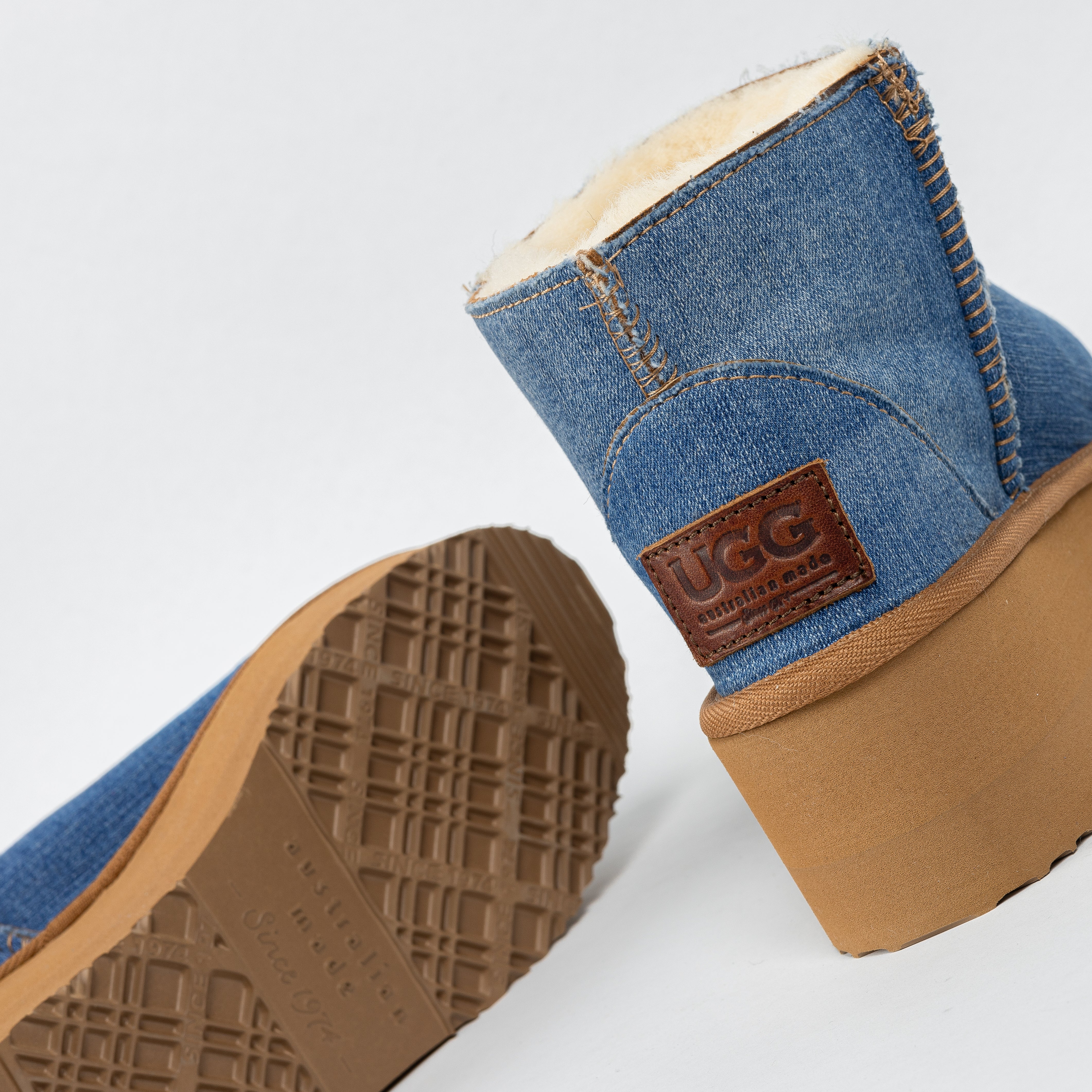 Women's Classic Ultra Mini Platform Denim