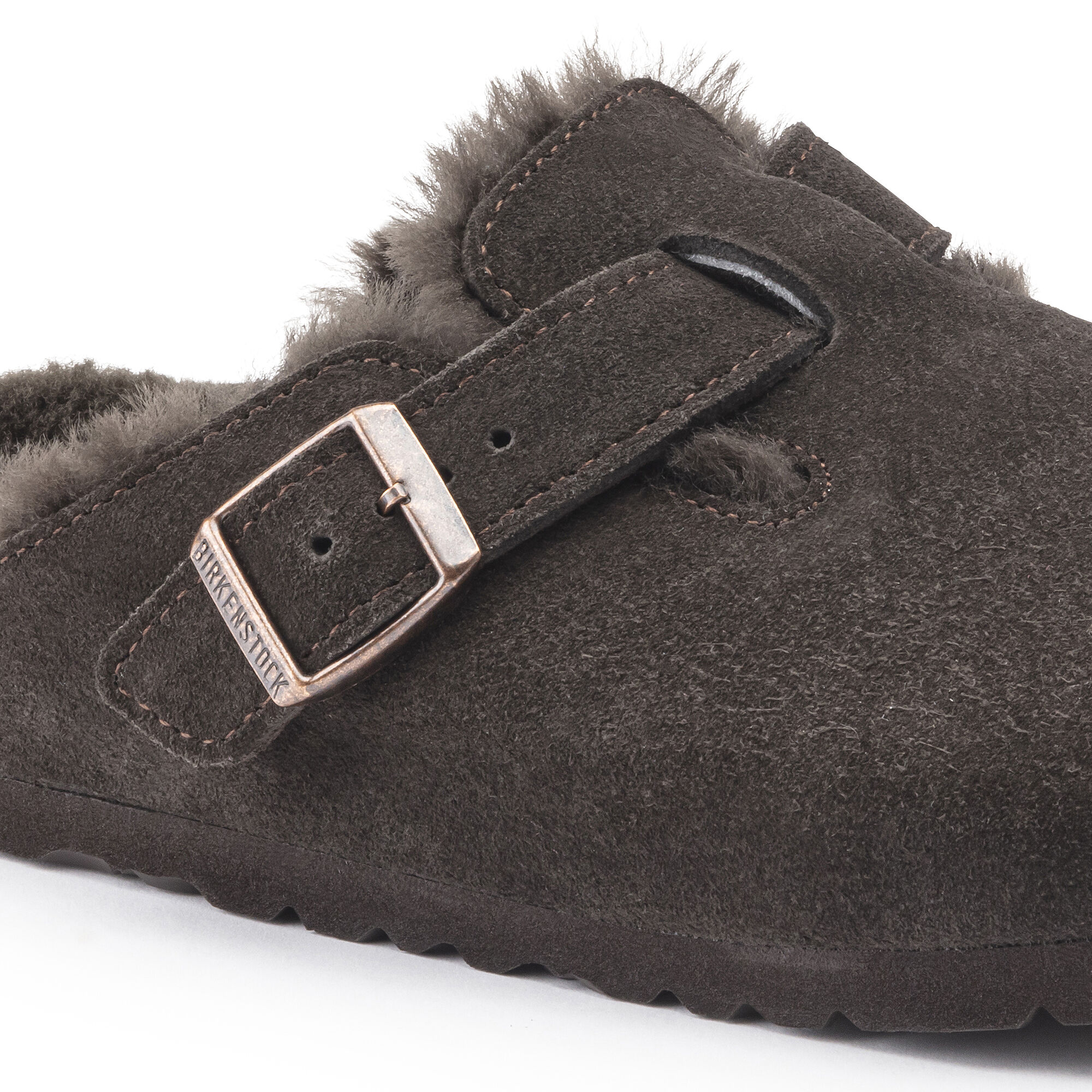 Boston Shearling Suede Leather