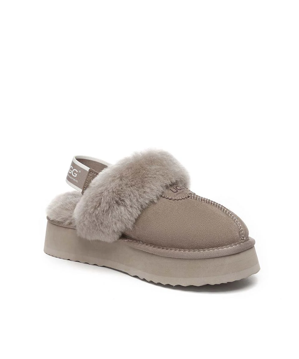 Women's   Platform Scuff Slipper