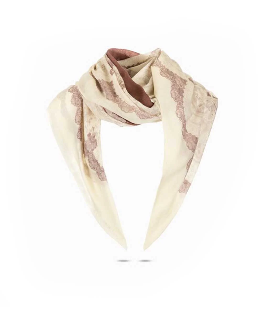 Merino Wool Print   Scarf