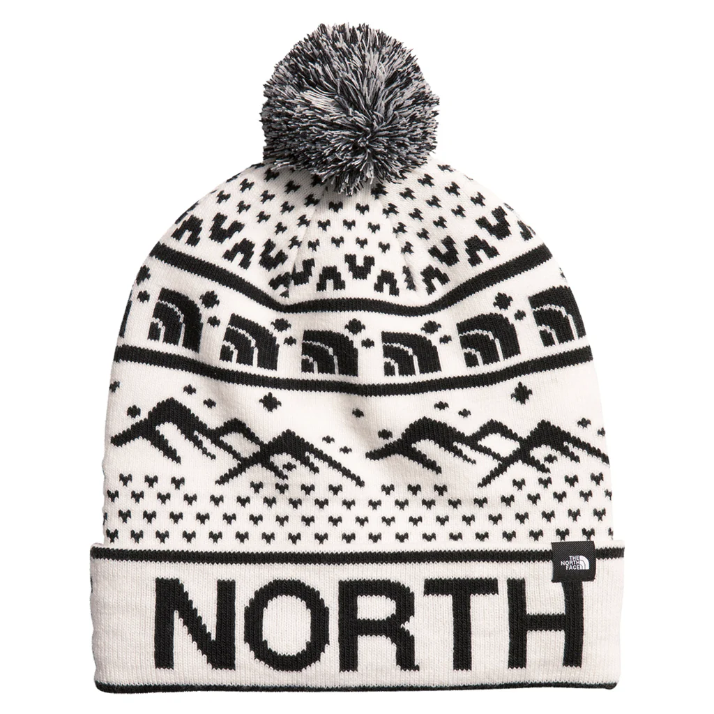 Ski tuke beanie - Gardenia white / TNF black