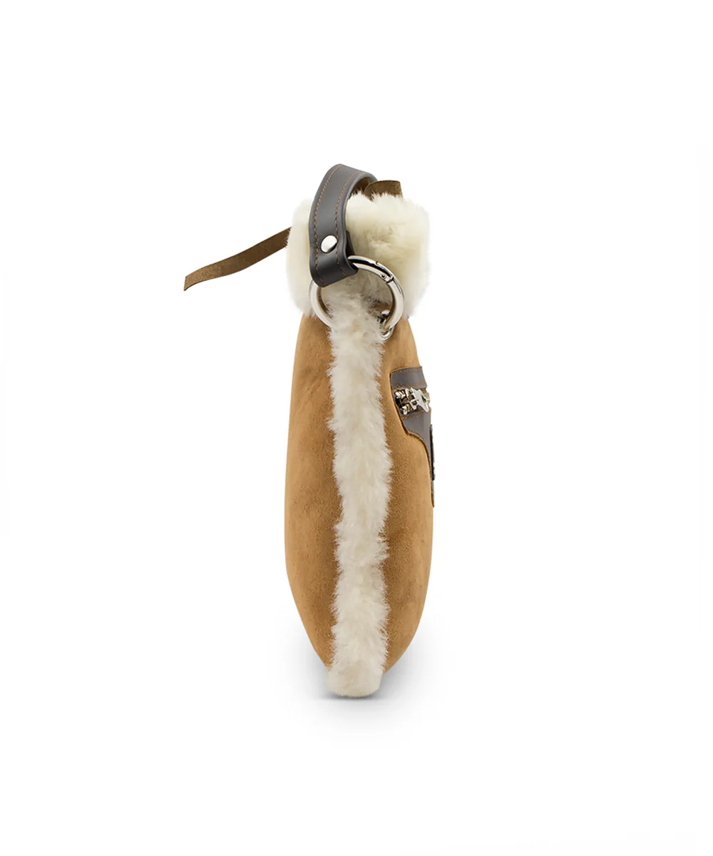 Ziptop Tie Shoulder Bag