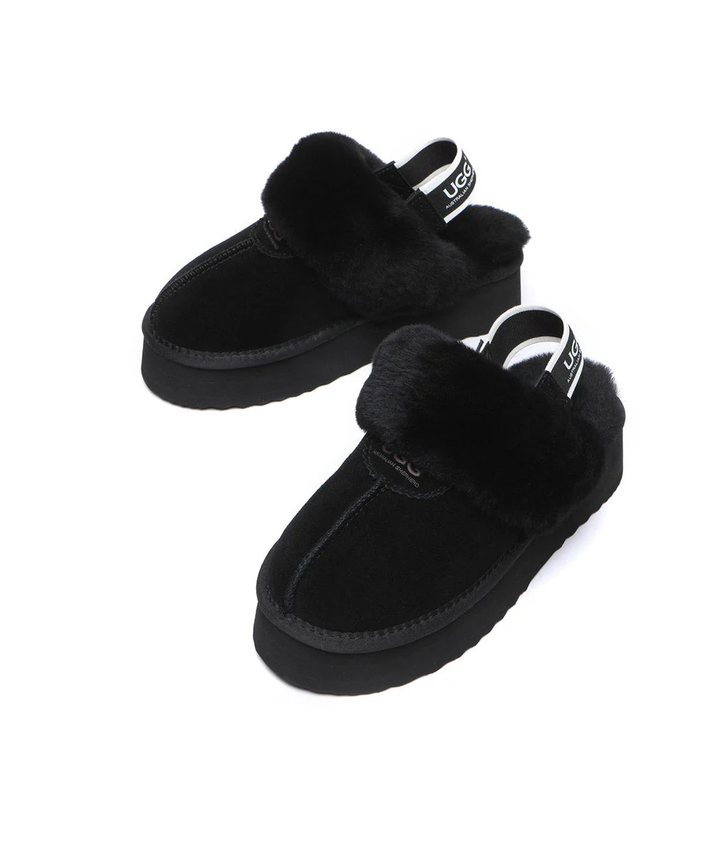 Women's   Platform Scuff Slipper