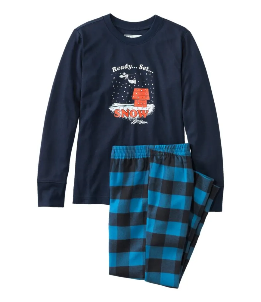Kids' X Peanuts Flannel Pajamas