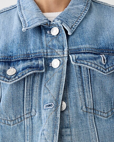 New classic denim jacket in Alicia wash-Bianca Wash
