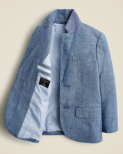 Boys' Ludlow jacket in chambray-Pacific Wash