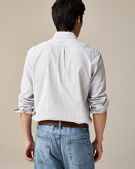Secret Wash cotton poplin shirt-Gerald White Multi