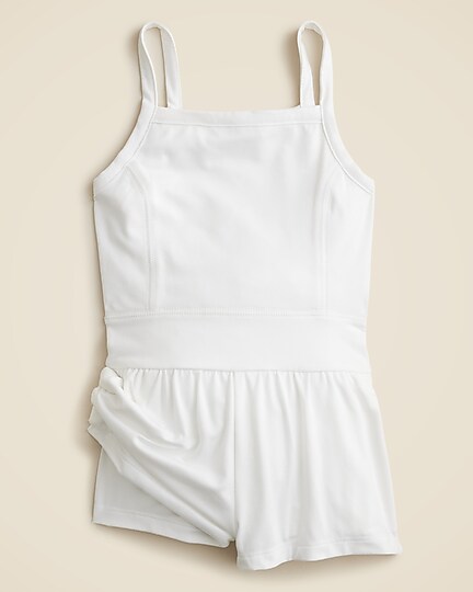 Girls' active romper-White