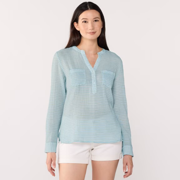 Carve Designs-Dylan Gauze Shirt - Women's