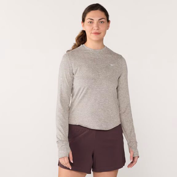 Nike-Swift Dri-FIT UV Long-Sleeve Crewneck Top - Women's