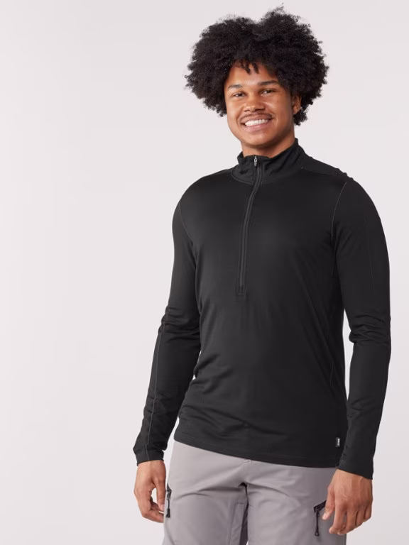 Merino 185 Long-Sleeve Half-Zip Base Layer Top - Men's