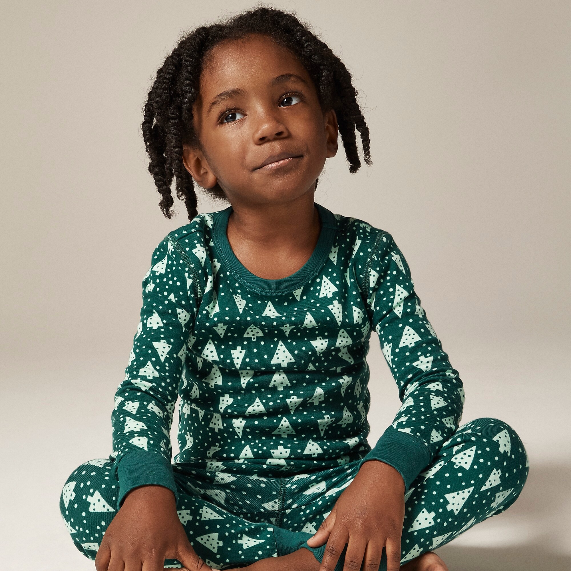Kids' long-sleeve printed pajama set-Magic Forest
