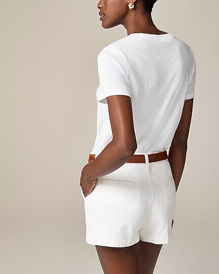 Vintage jersey classic-fit crewneck T-shirt-White