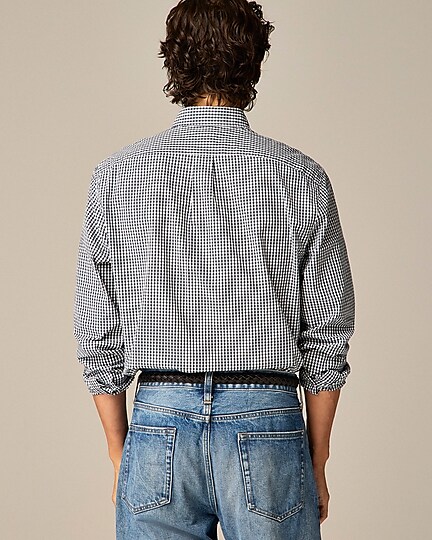 Secret Wash cotton poplin shirt-Vintage Navy