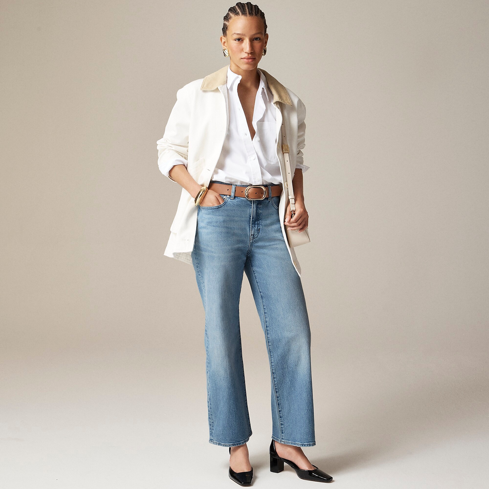 Slim-wide jean-Resin Rinse
