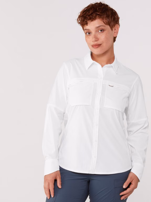 Sahara Long-Sleeve Solid Shirt - Women's