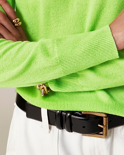 Cashmere classic-fit crewneck sweater-Gentle Clover