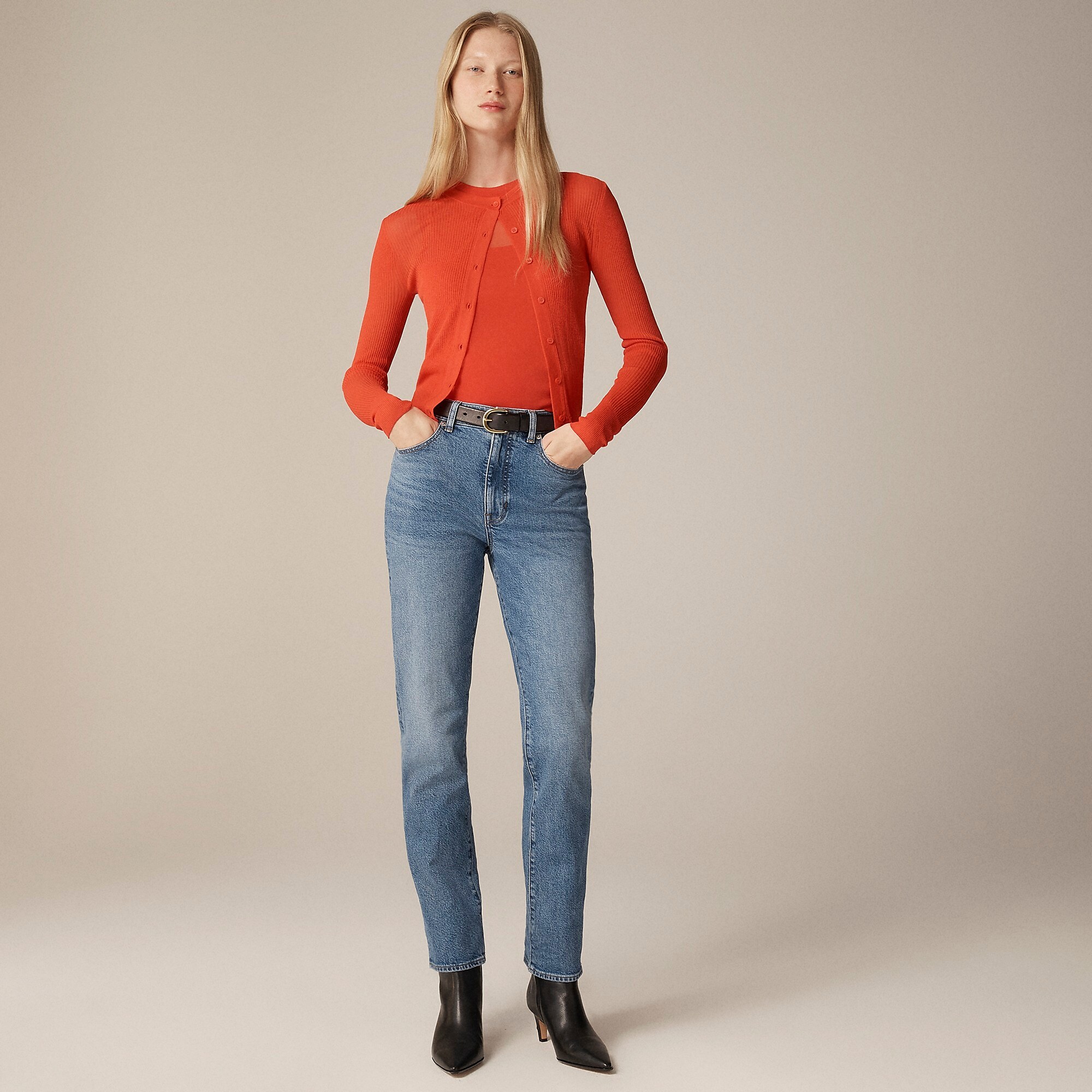 Slim straight jean-Rose Lark Wash