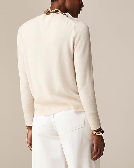 Cashmere classic-fit crewneck sweater-Hthr Natural