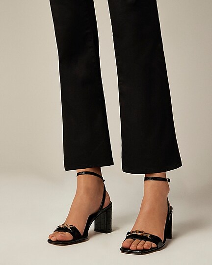 Mid-rise kickout jean-True Black