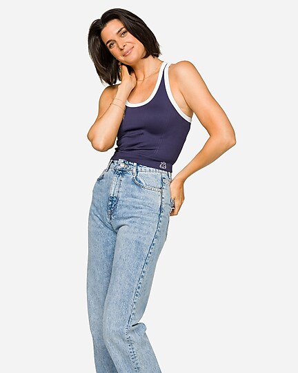 Alala® barre racerback tank top-Navy Multi