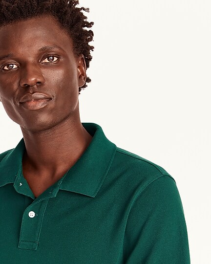 Classic piqué polo shirt-Deep Alpine