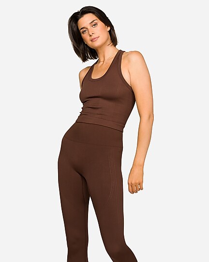 Alala® barre racerback tank top-Brown