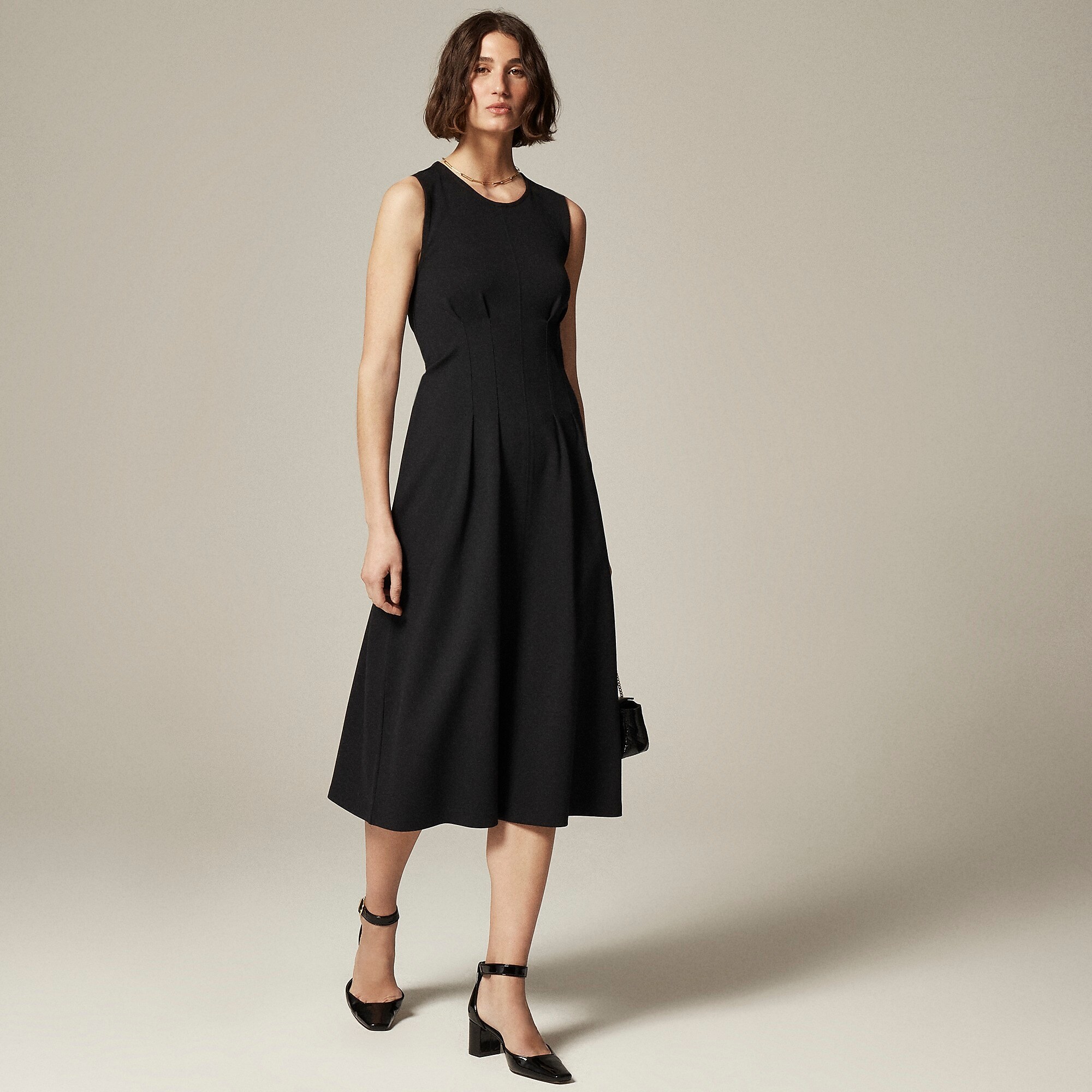 Portfolio dress in ponte-Black