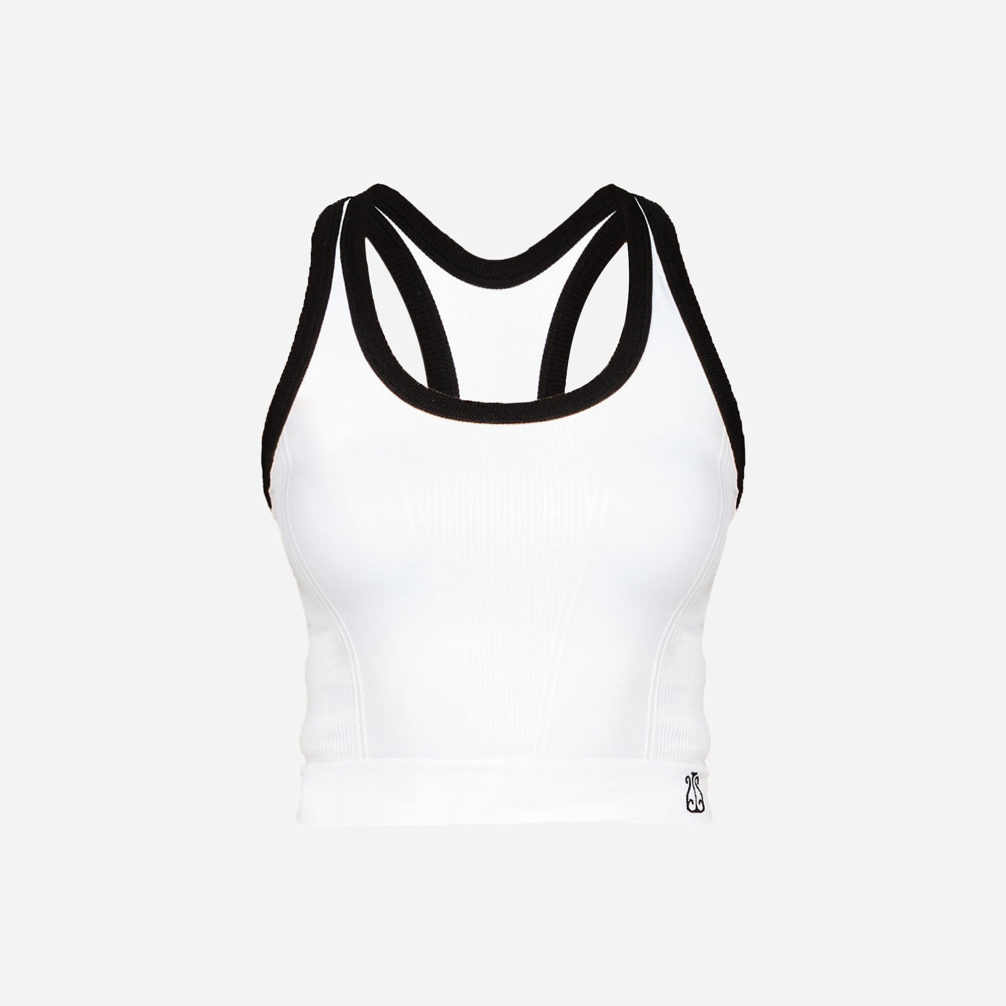 Alala® barre racerback tank top-White Multi