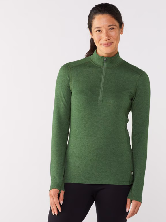 Midweight Base Layer Half-Zip Top - Women's