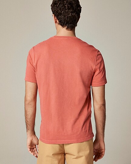 Vintage-wash cotton pocket T-shirt-Vintage Barn