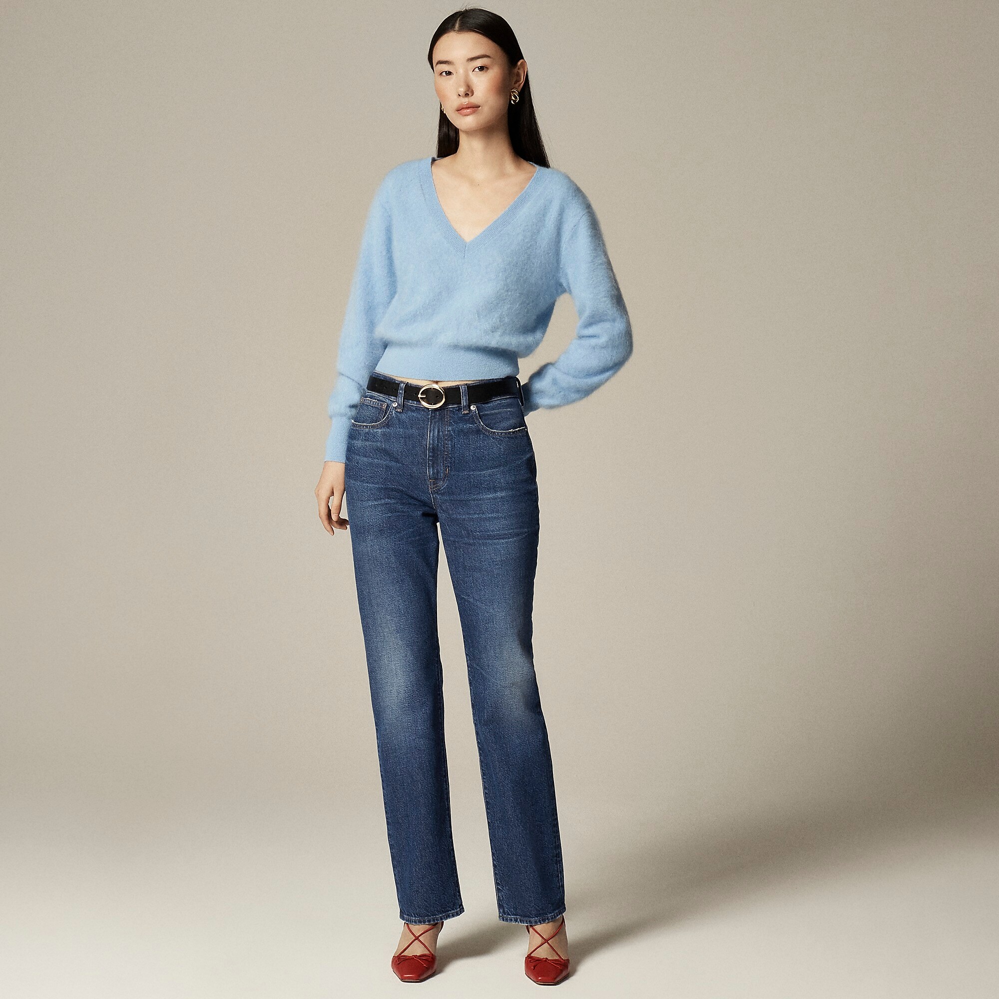 Slim straight jean-Western Wash