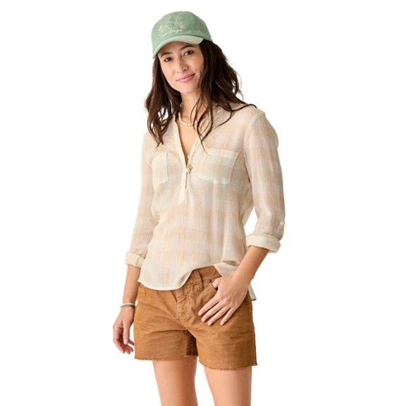 Carve Designs-Dylan Gauze Shirt - Women's