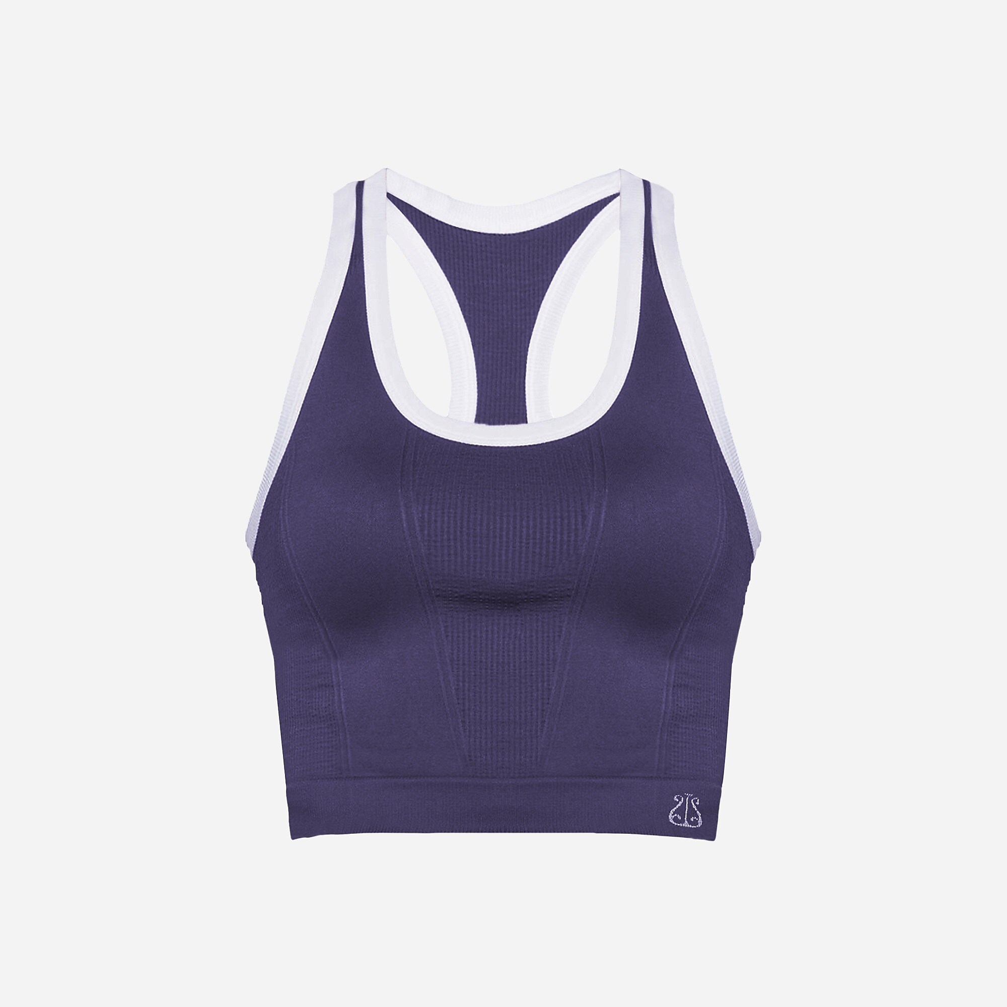 Alala® barre racerback tank top-Navy Multi