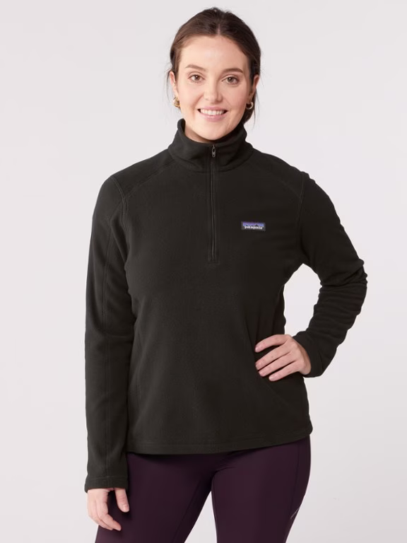 -Micro D Quarter-Zip Fleece Pullover - Women's