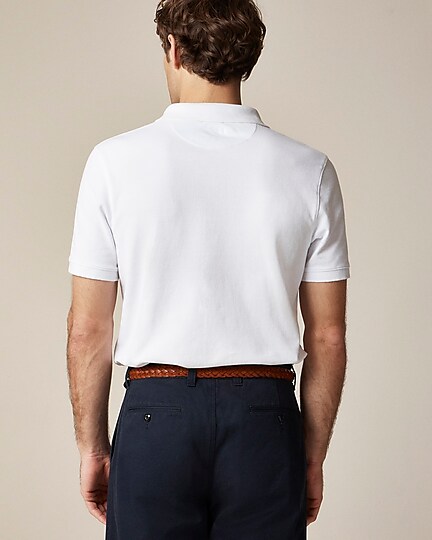 Classic piqué polo shirt-White